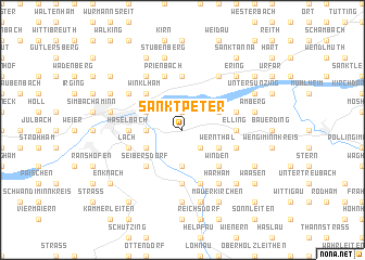 map of Sankt Peter