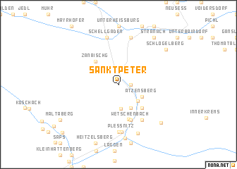 map of Sankt Peter