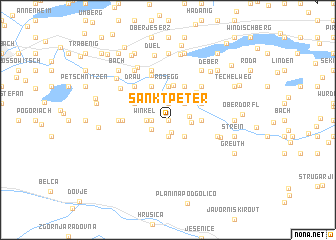 map of Sankt Peter