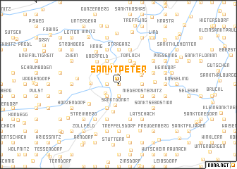 map of Sankt Peter