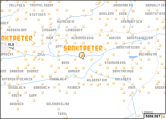 map of Sankt Peter