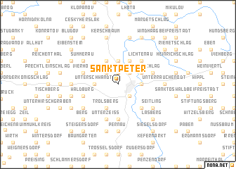 map of Sankt Peter