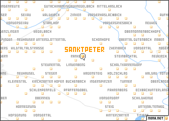 map of Sankt Peter