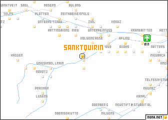 map of Sankt Quirin