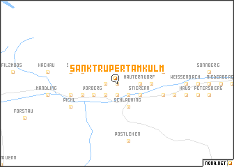 map of Sankt Rupert am Kulm