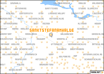 map of Sankt Stefan am Walde