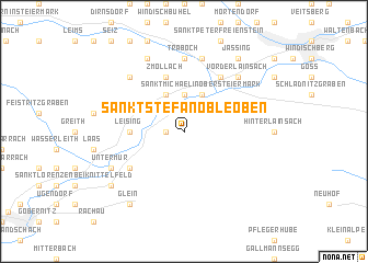 map of Sankt Stefan ob Leoben