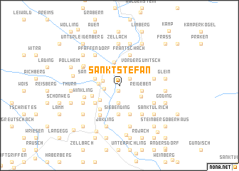 map of Sankt Stefan