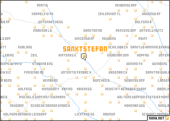 map of Sankt Stefan