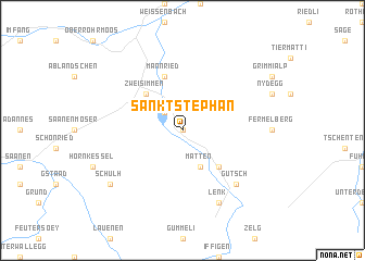 map of Sankt Stephan