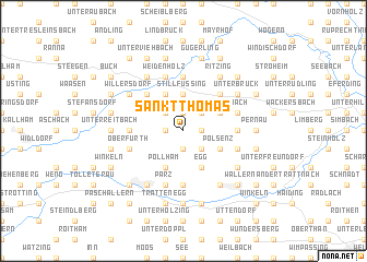 map of Sankt Thomas