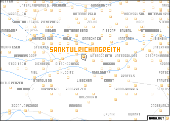 map of Sankt Ulrich in Greith