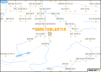 map of Sankt Valentin