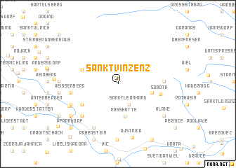 map of Sankt Vinzenz