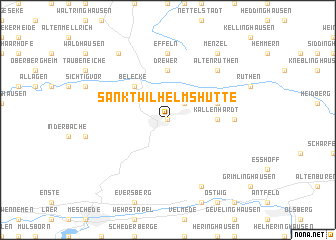 map of Sankt Wilhelmshütte