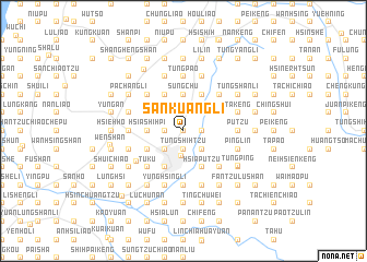 map of San-kuang-li