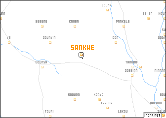 map of Sankwé