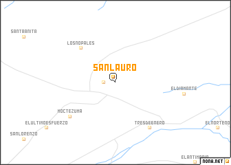 map of San Lauro