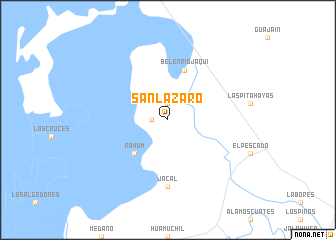 map of San Lazaro