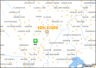 map of San Lázaro