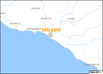 map of San Leone