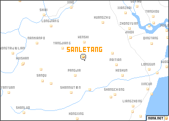 map of Sanletang