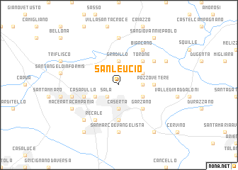 map of San Leucio