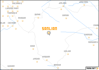 map of Sanlian