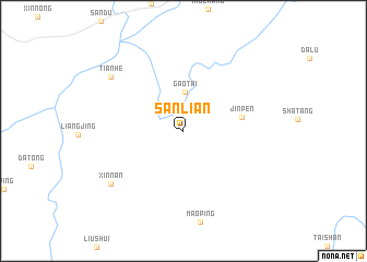 map of Sanlian