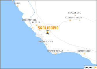 map of San Liborio