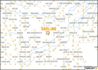 map of Sanlibo