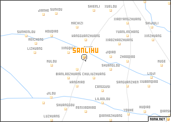 map of Sanlihu