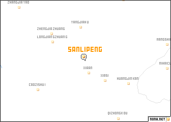map of Sanlipeng