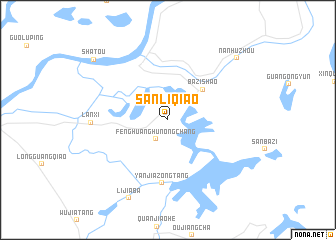 map of Sanliqiao