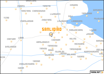 map of Sanliqiao