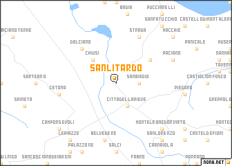 map of San Litardo