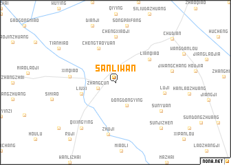 map of Sanliwan