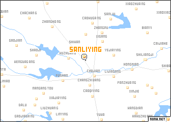 map of Sanliying