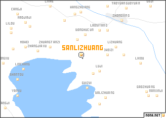 map of Sanlizhuang
