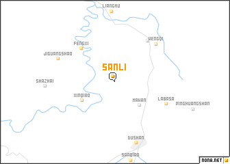 map of Sanli