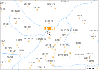 map of Sanli