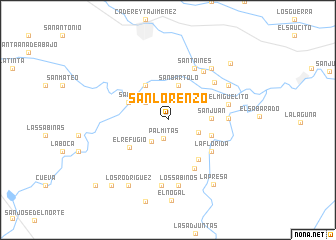 map of San Lorenzo