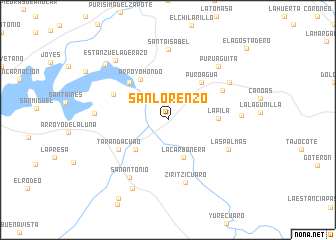 map of San Lorenzo