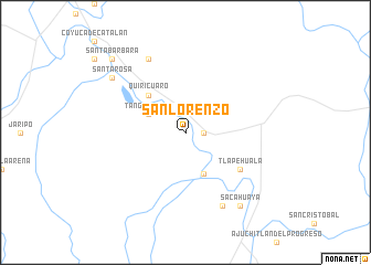 map of San Lorenzo