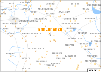 san lorenzo map