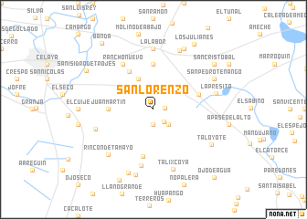 map of San Lorenzo