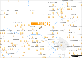 map of San Lorenzo