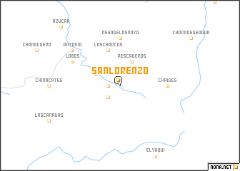 map of San Lorenzo