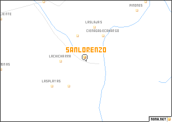 map of San Lorenzo