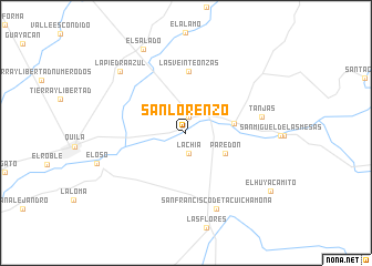 map of San Lorenzo